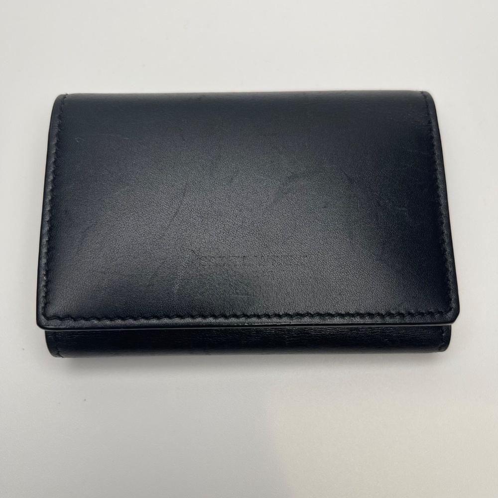 Saint Laurent 6 Row Black Leather Key Case - Preowned - Picture 2 of 15